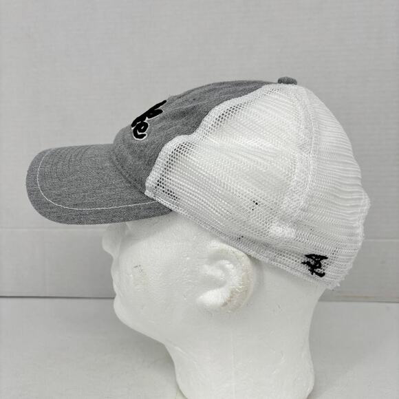 Salt Life Snapback Baseball Cap Adult One Size Gray White Trucker Hat Mesh Back - Picture 6 of 9